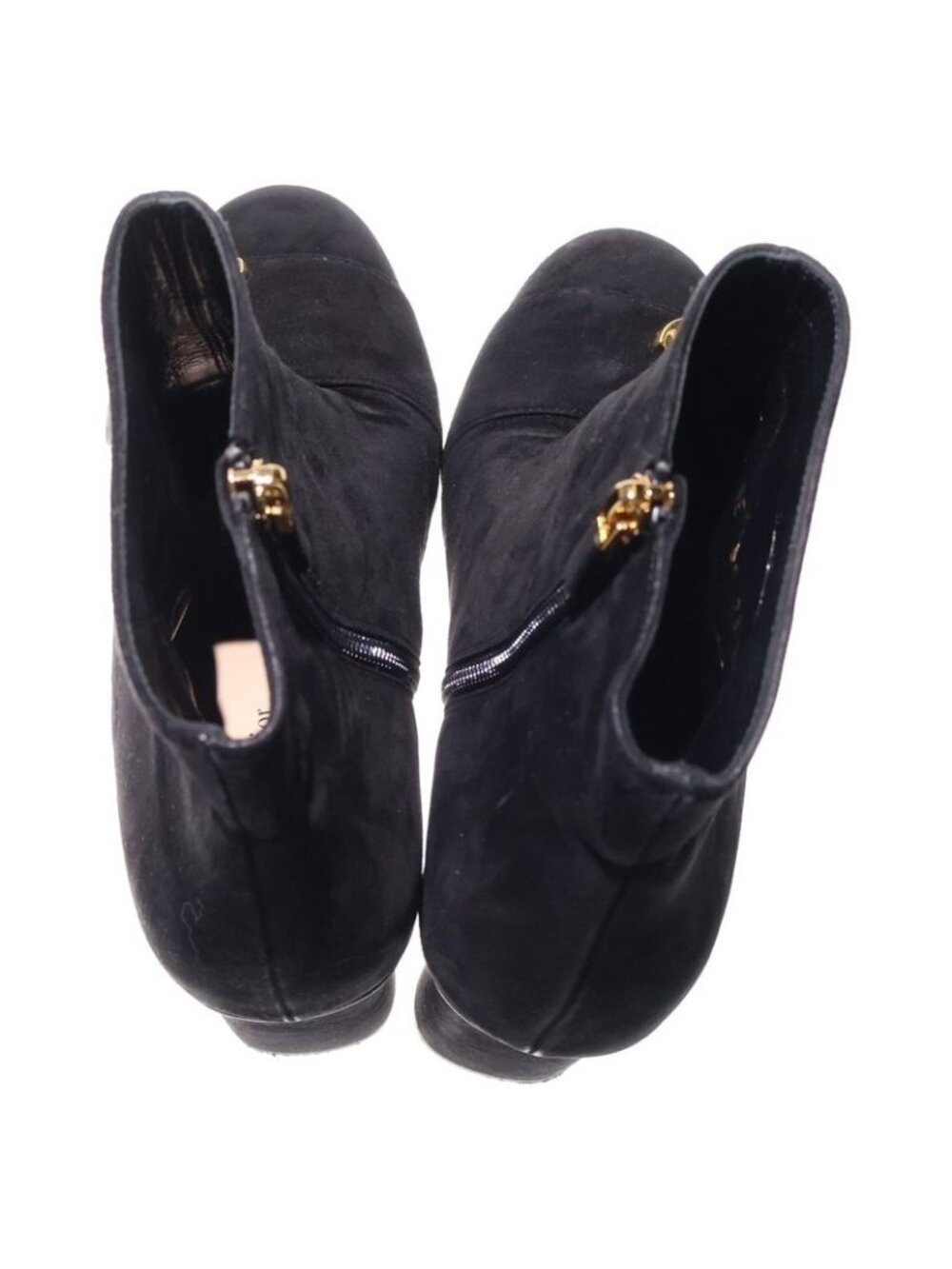 Christian Dior 23 AW Cest Suede Leather Short Boots Black - Picture 4 of 6